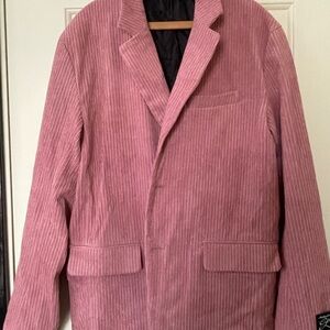 Stussy Rose Pink Corduroy Sport Coat